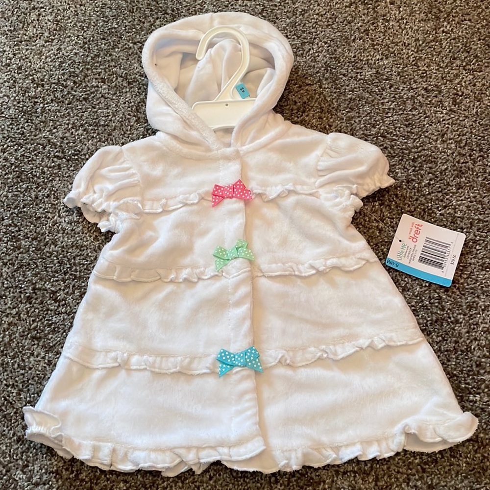 NWT little me cover up - 6-9 months